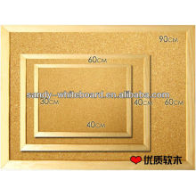 Tablero de madera del tablero del corcho tablero de anuncios del exportador XD-WD021-1